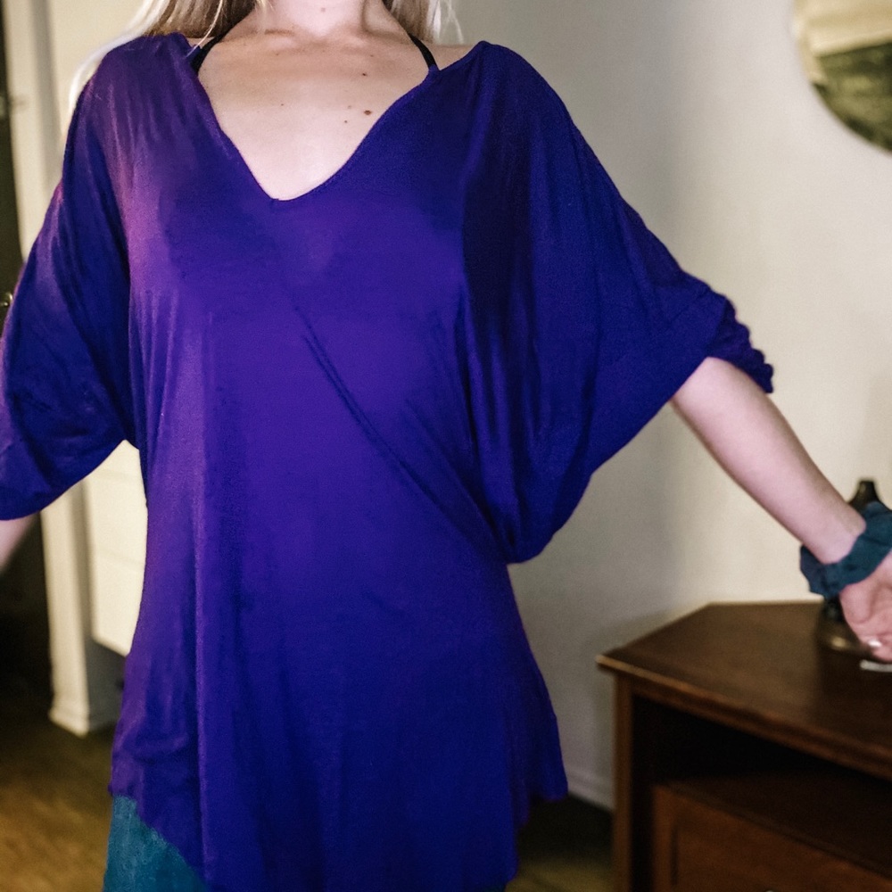 Women’s Stretch Purple Top